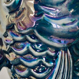 Blue lustre porcelain fish jug