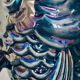 Blue lustre porcelain fish jug