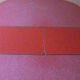 Vintage table of the 60s in red formica and chrome legs
