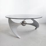 Adjustable Dining/Coffee Table by Luciano Campanini for Cama 1970s