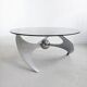 Adjustable Dining/Coffee Table by Luciano Campanini for Cama 1970s