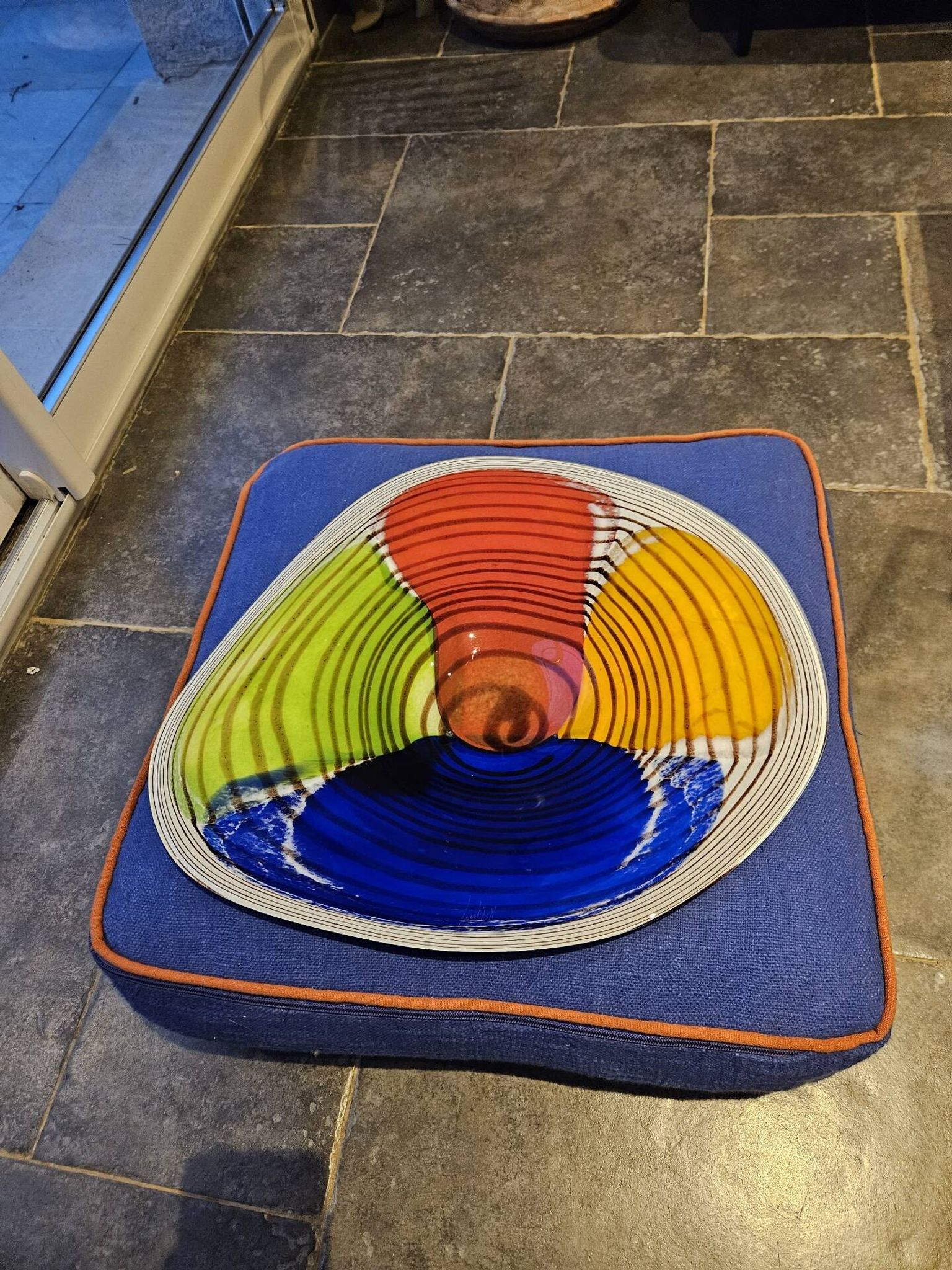 "Fused glass" artisan glassmaker