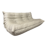100% authentieke ligne roset togo 3zit beige leder topstaat!