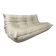 100% authentic ligne roset togo 3-seater beige leather in top condition!