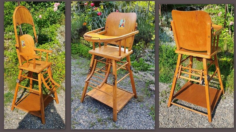 High chair child Baumann 50s