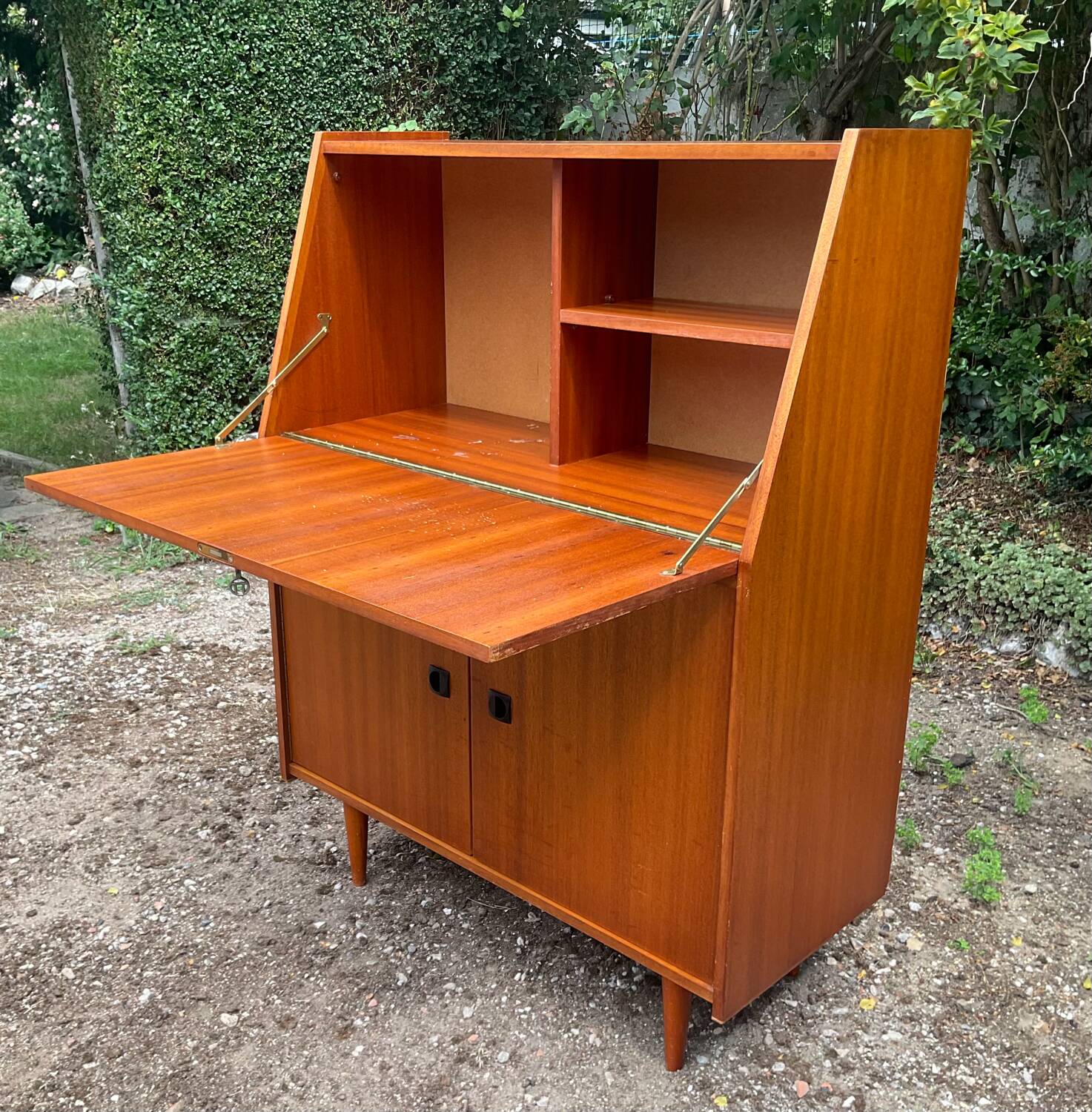 Scandinavian teak secretary furniture from the 60s and 70s