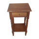 Cherry wood pedestal table