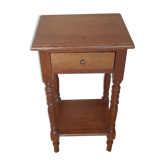 Cherry wood pedestal table