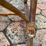 Vintage rattan children's armchair