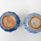 Pair of vintage sandstone vases