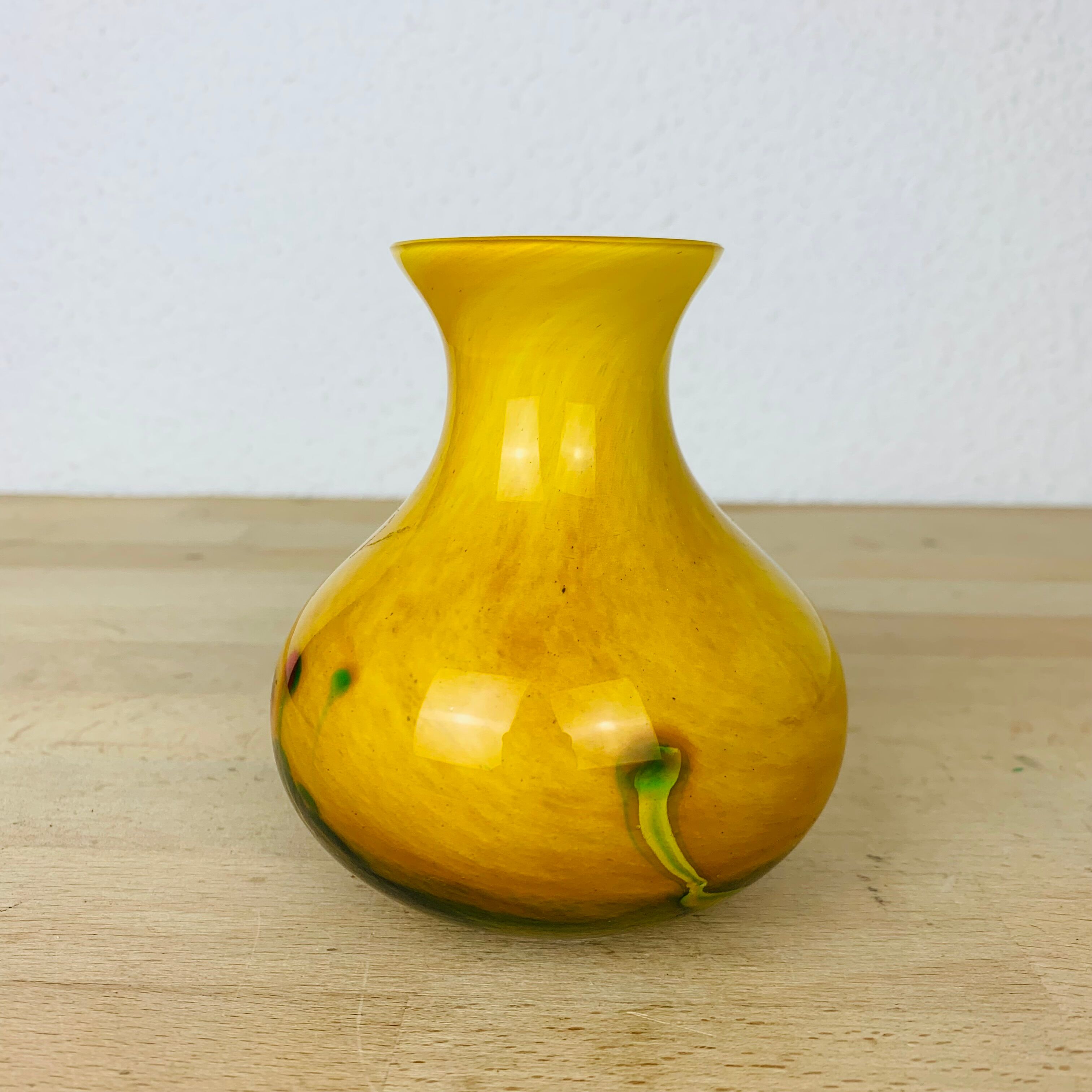 Vase pâte de verre soufflé la rochère