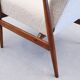 Mid-Century Ivory Boucle Armchairs by Henryk Lis, 1967