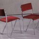 Vintage steel stacking chairs, Germany, 1980s, set of 4