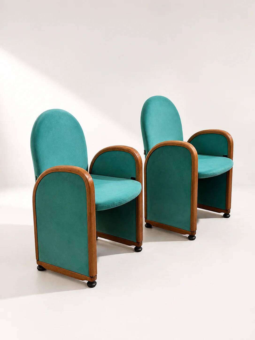 Rare Pair of Gufram Auditorium Armchairs, Italy, 1980s