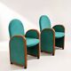Rare Pair of Gufram Auditorium Armchairs, Italy, 1980s