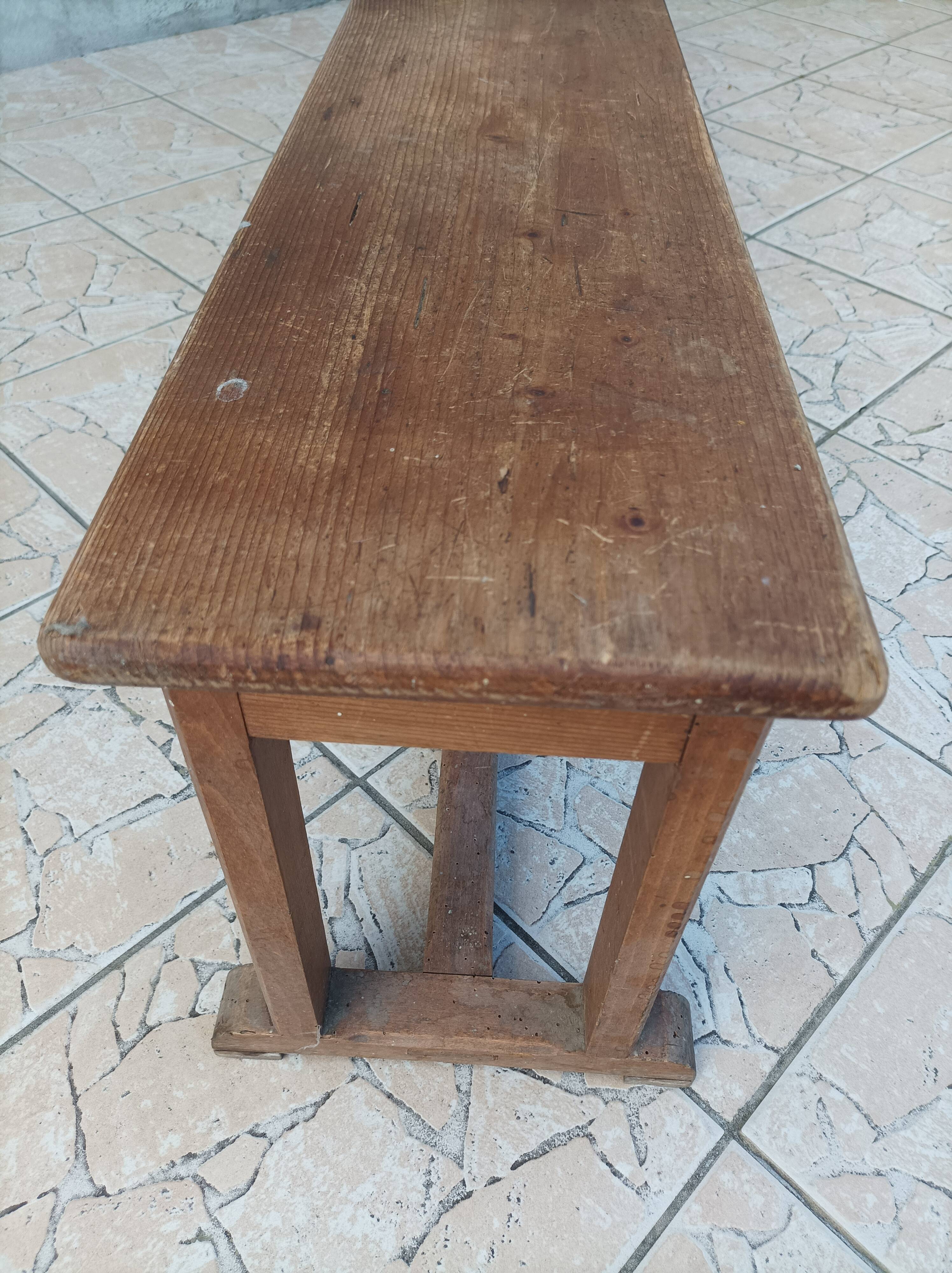 Vintage pine bench