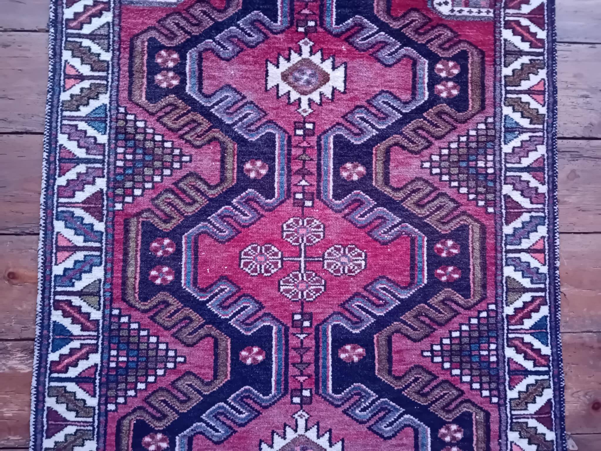 Tapis Persan Hamadan fait main 147x100cm