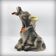 Zoomorphic donkey bottle in ceramic by Casa Nuova Boccaccio, Italy, 1960.