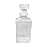 Whisky carafe, chissed glass, circa 1970's