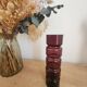 vase cylindrique en verre teinté design scandinave