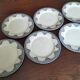 12 assiettes plates terre de fer Salins, modèle Céline