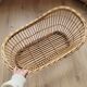 Rattan doll cradle