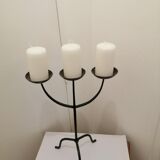 Candle holder wrought iron candle