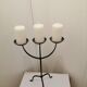 Candle holder wrought iron candle