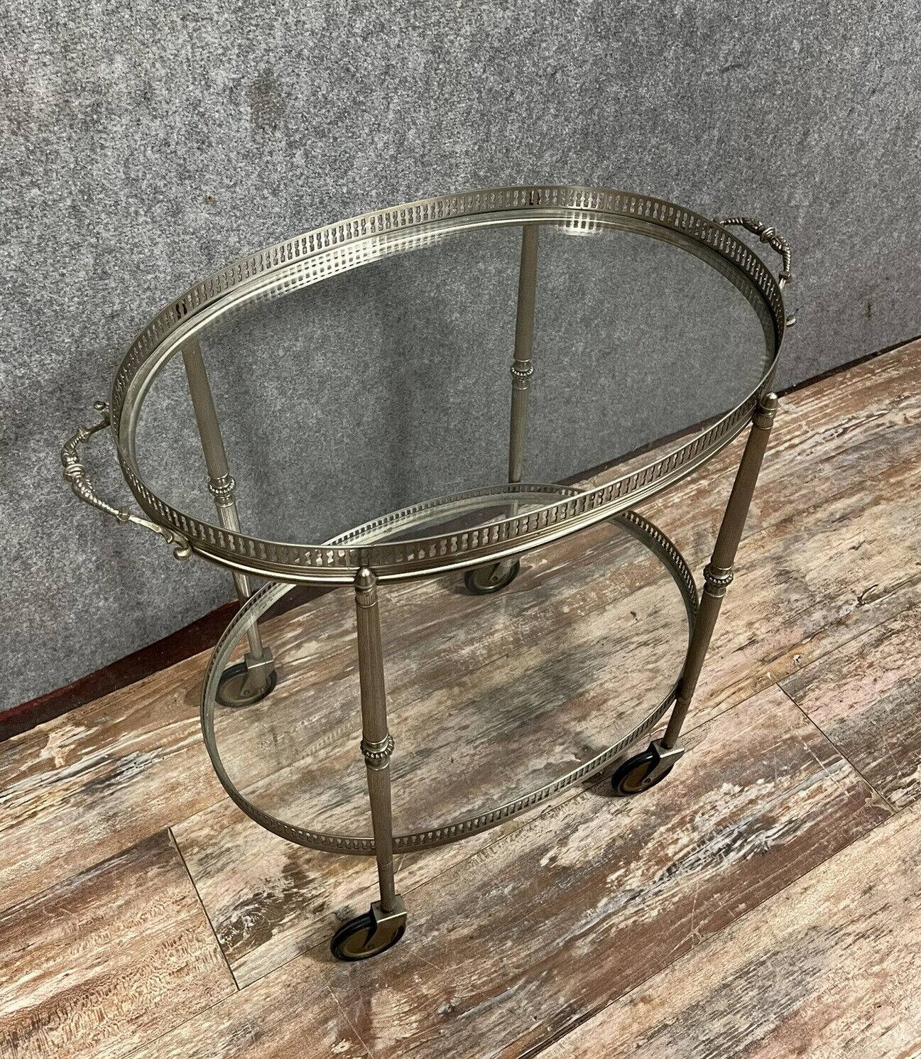 According to Maison Baguès: servant on wheels or bar cart Art Deco period circa 1930