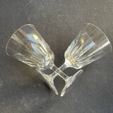 6 baccarat wine glasses côte d'azur service - size n°3 - stamped