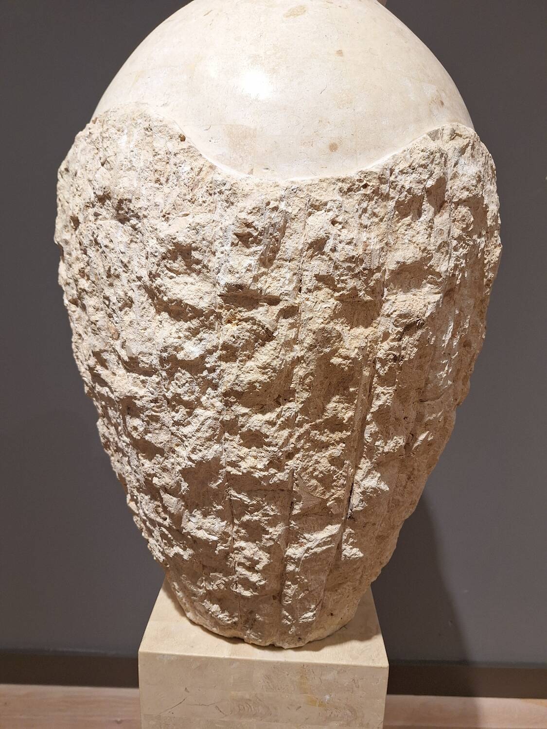 Large stone vase from Mactan from the 1980s
