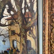 Hst painting "lake orta" cusio italy pino pessina da castanedo (1911 / 1991)