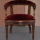 Antique Régence Bergère Armchair in Carved Oak with Lion Head Armrests