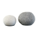 Pair of lamp "pebble". Resin. France, circa 1970