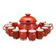 Ceramic punch set, Danish design, 1960s, production: Denmark