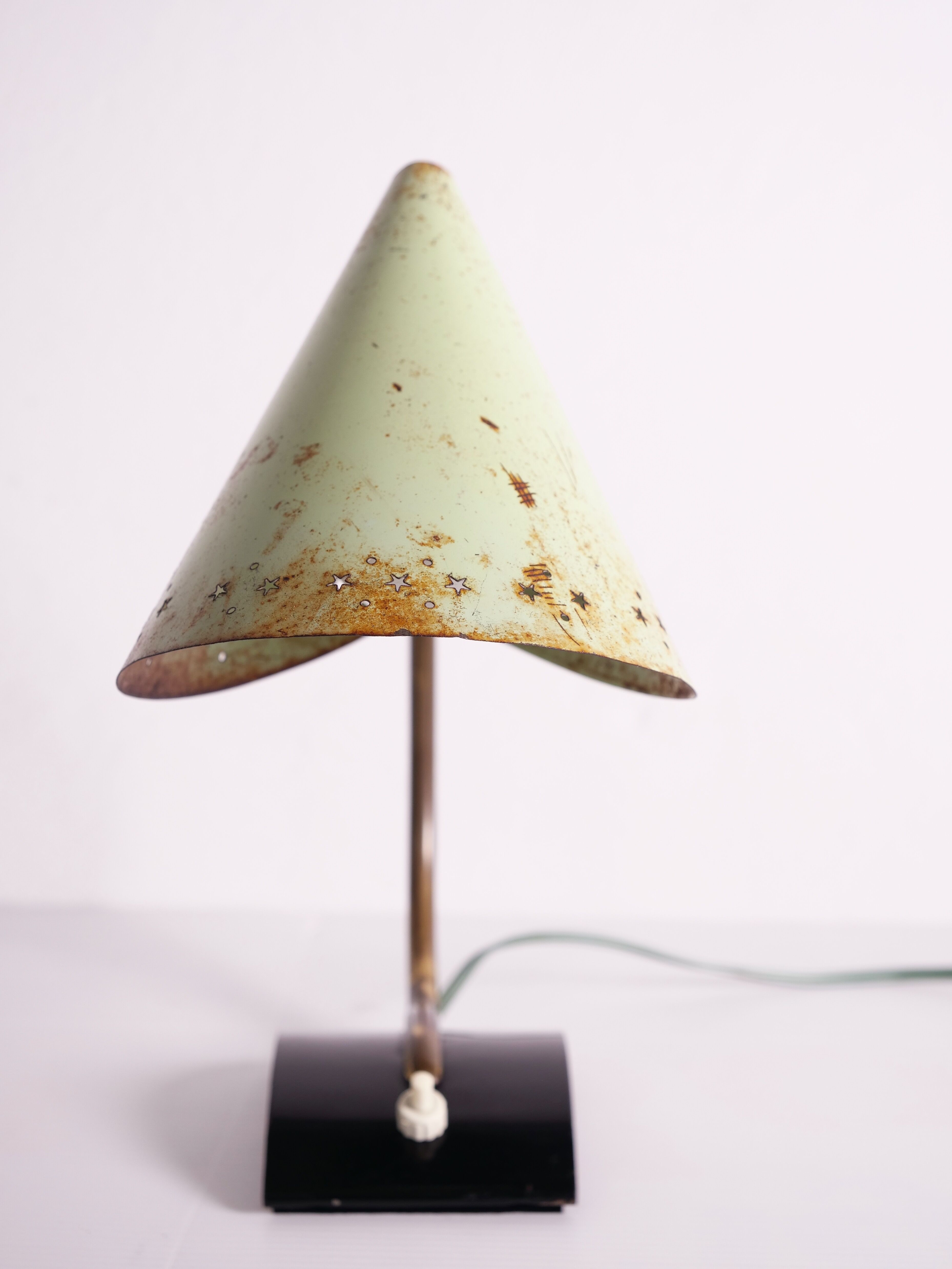 Cocotte lamp Eastern rusty deco