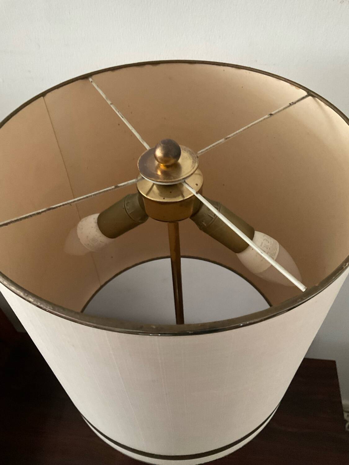Vintage brass lamp from the 70s