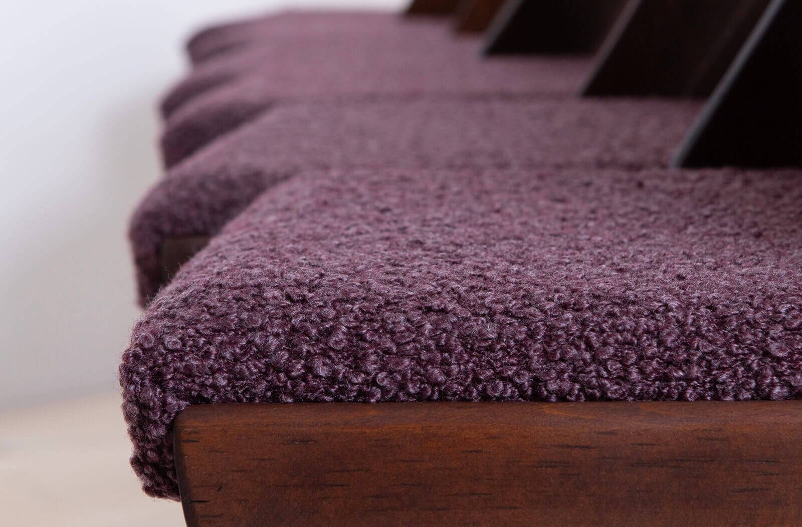 Set of 6 Dining Chairs by R. Hofman for TON, Model 514, 1960s, Reupholstered