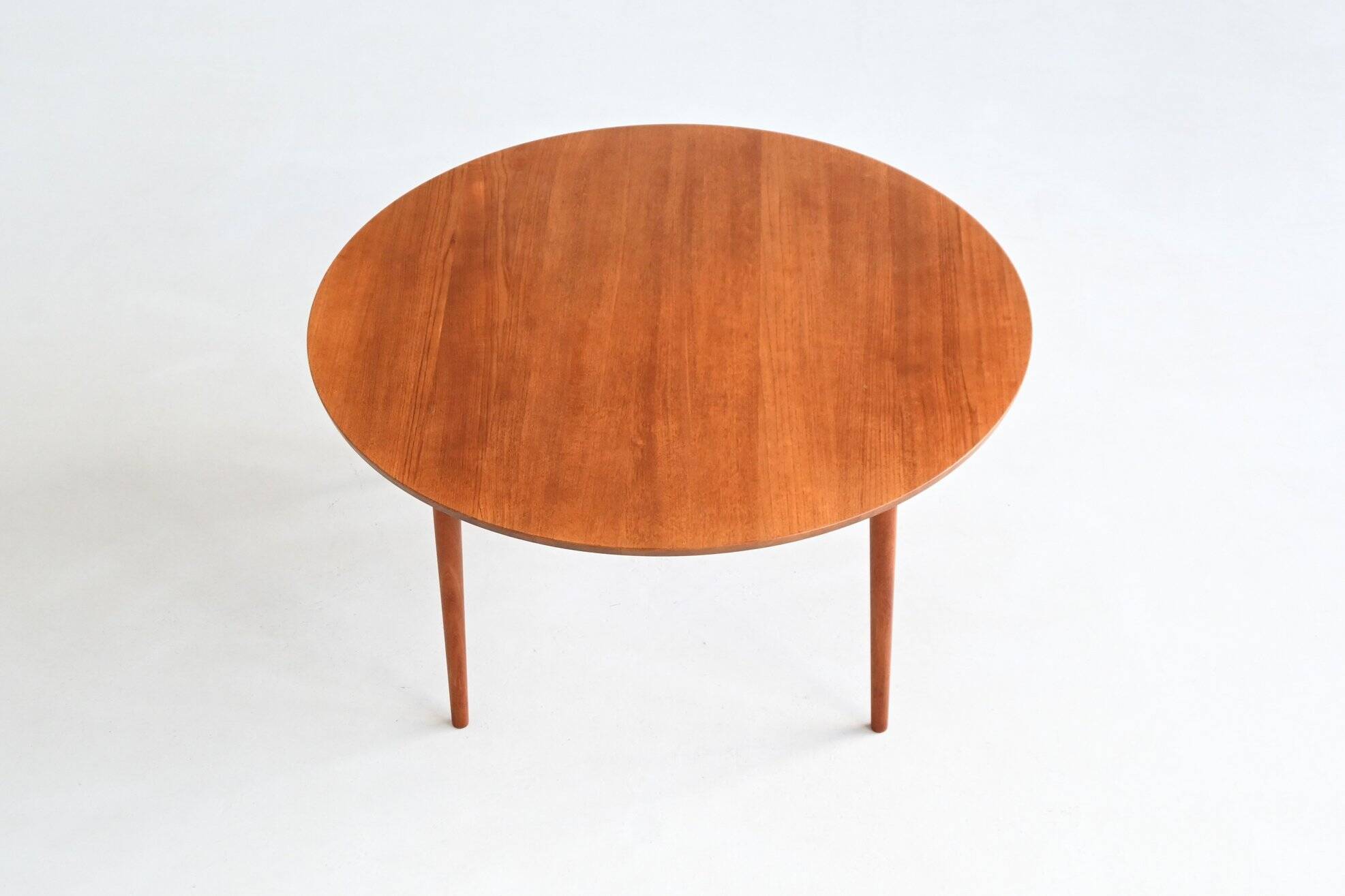 France & Son round dining table in teak Cado Denmark 1960