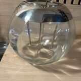 Crystal and silver-plated metal champagne bucket