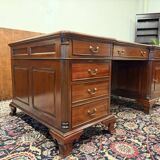 Classic English Mahogany Desk Partnerdesk