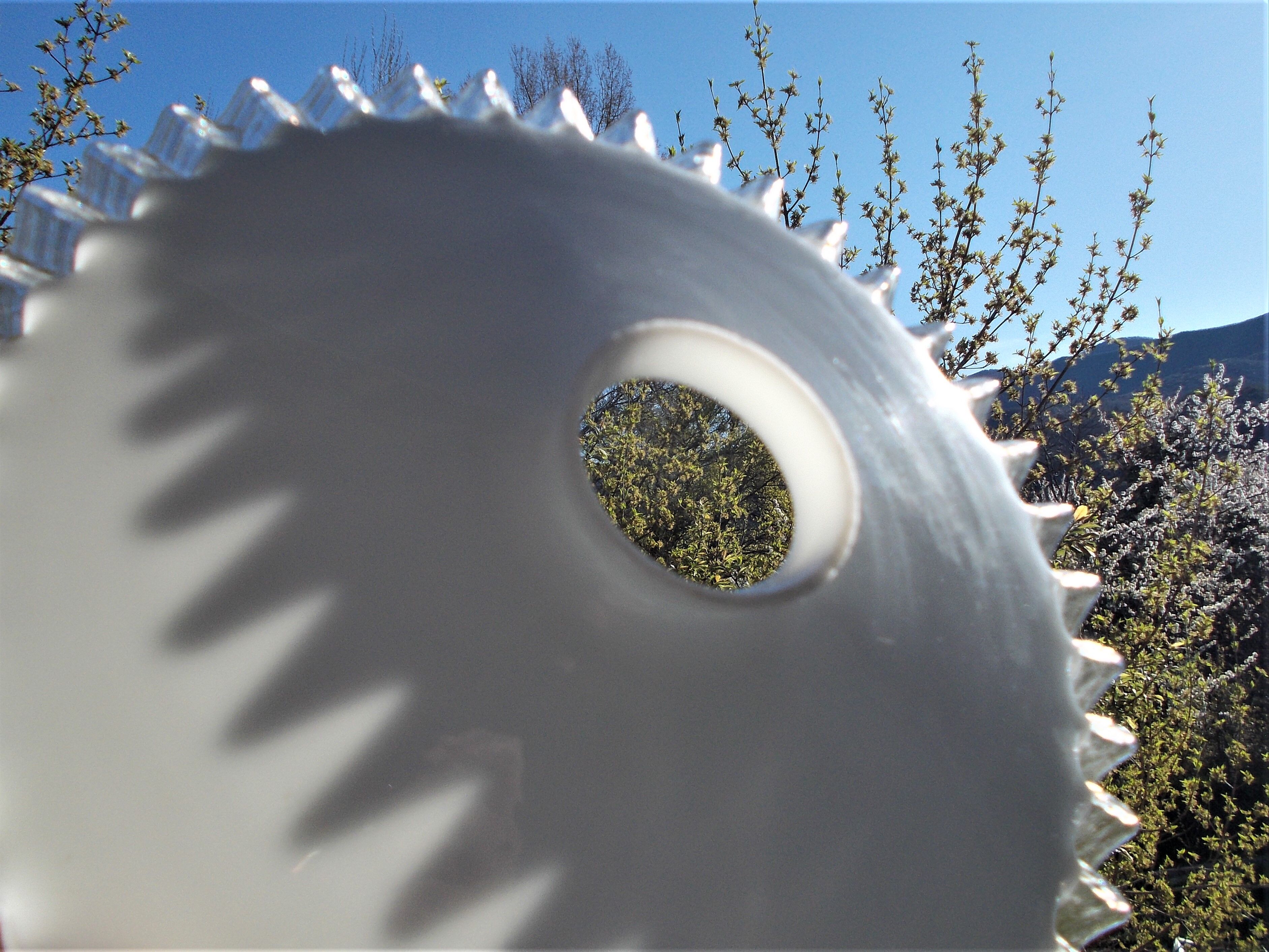 2 old white opaline serrated lampshades