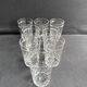 8 verres gobelets Baccarat Chauny