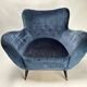Set of Mid-Century Armchairs in the style of Guglielmo Veronesi, Italy, 1950s