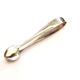 WMF vintage sugar tongs in silver-plated metal with crossed ribbon decoration.