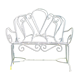 Banc en fer forgé ancien