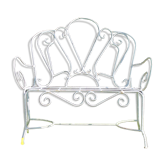 Banc en fer forgé ancien