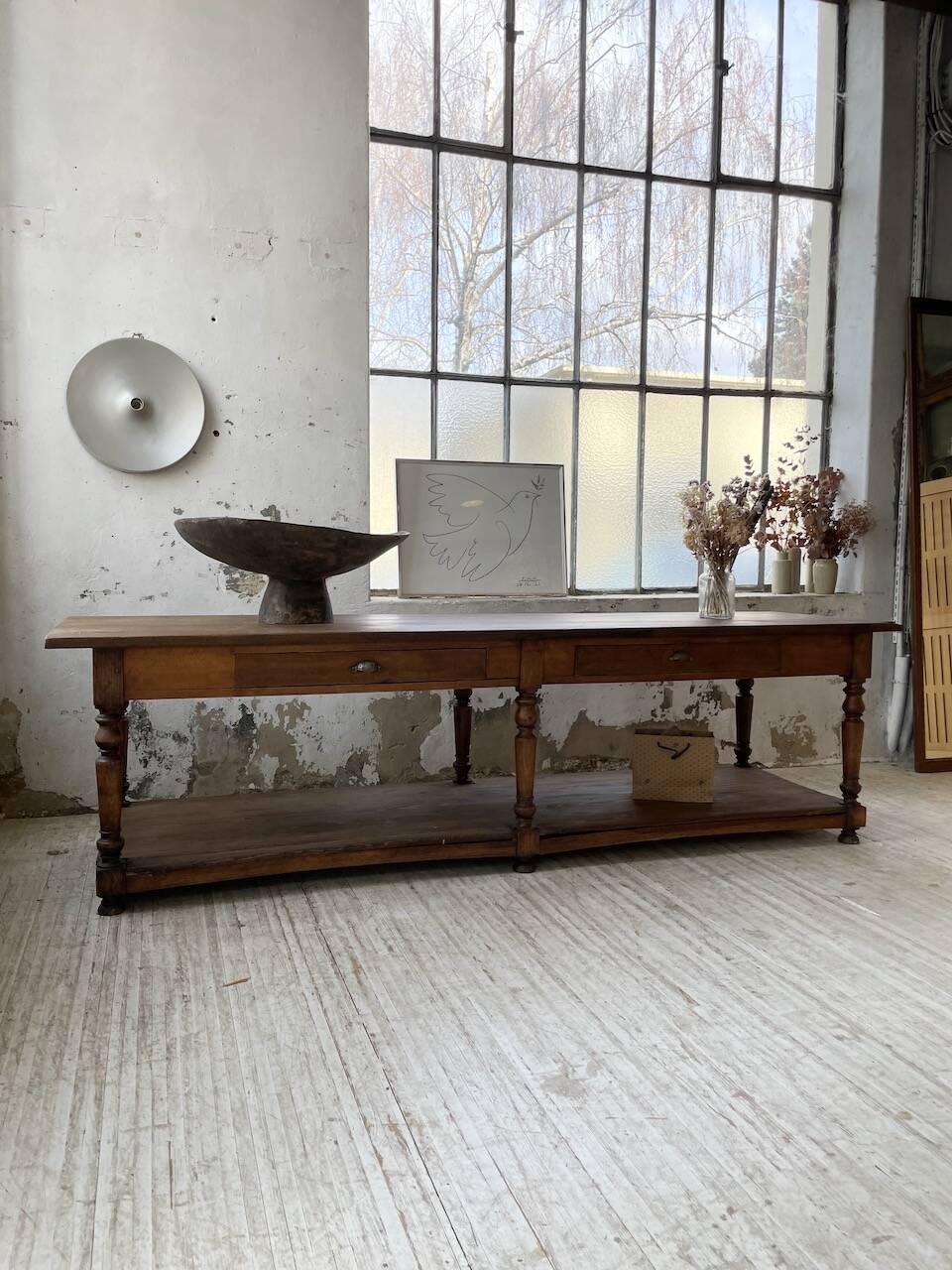 XL wooden Tuareg dish