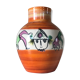 Vase ceramic motifs clowns accolay design 60 years