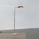 German Vintage Floor Lamp in Hollywood Regency Style in Brass by Florian Schulz